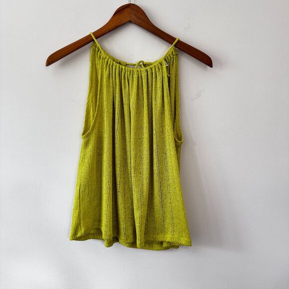 Mango Tops - Mango Women's Key Lime Drawstring Camisole Size Medium
